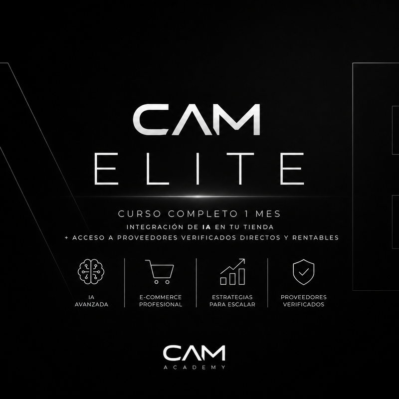 👑 CAM ELITE — Construye, automatiza y escala con IA + proveedores
