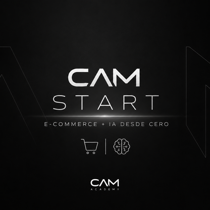 Portada del curso CAM START: ecommerce e inteligencia artificial desde cero